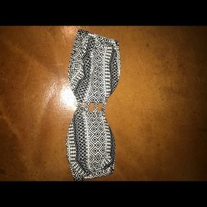 Strapless bikini top